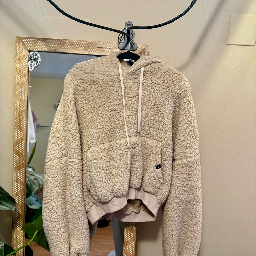 Popflex faux Sherpa cloud hoodie